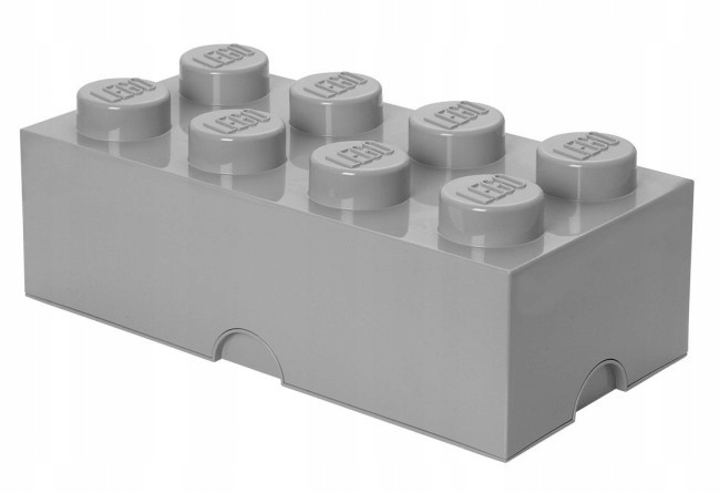 Pojemnik Lego Storage Brick 8 szary