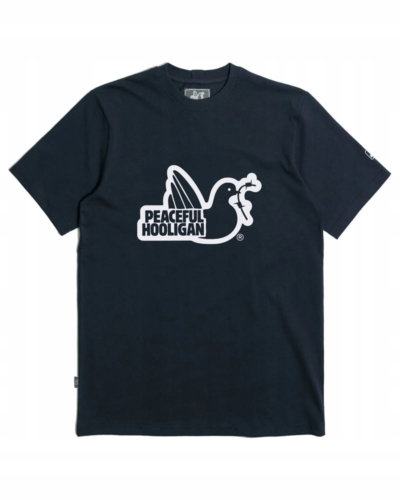 PEACEFUL HOOLIGAN OUTLINE NAVY T-SHIRT / XXL