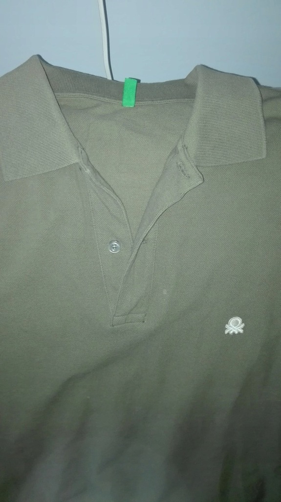 Polo męskie KHAKI r XXL BENETTON