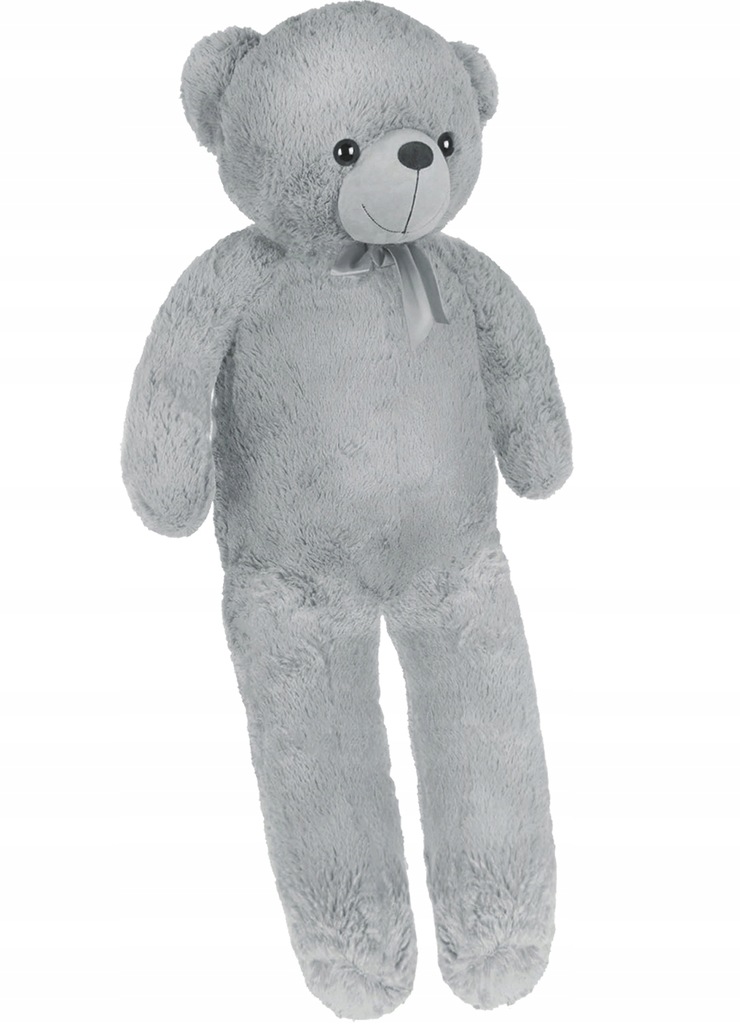 Купить Плюшевый мишка Тедди 100 см, большой талисман, серый: отзывы, фото, характеристики в интерне-магазине Aredi.ru