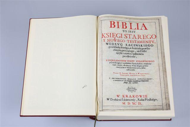 Biblia ks. Jakuba Wujka - reprint