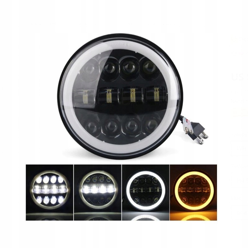 Mercedes G lampa przednia 7" Full LED 1szt