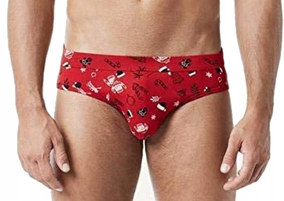 INTIMISSIMI MĘSKIE SLIPY ŚWIĄTECZNY NADRUK L/5