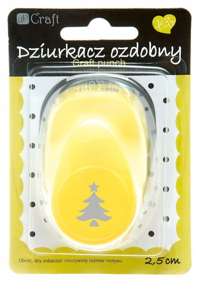 Dziurkacz ozdobny Choinka 2,5cm