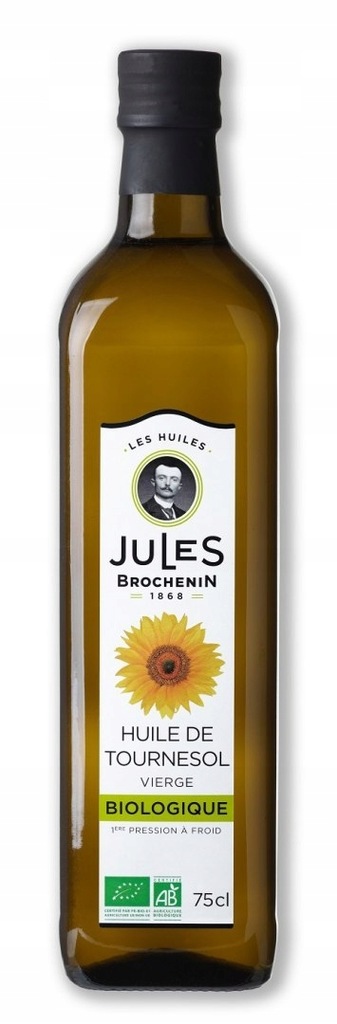 OLEJ SŁONECZNIKOWY BIO 750 ml - JULES BROCHENIN