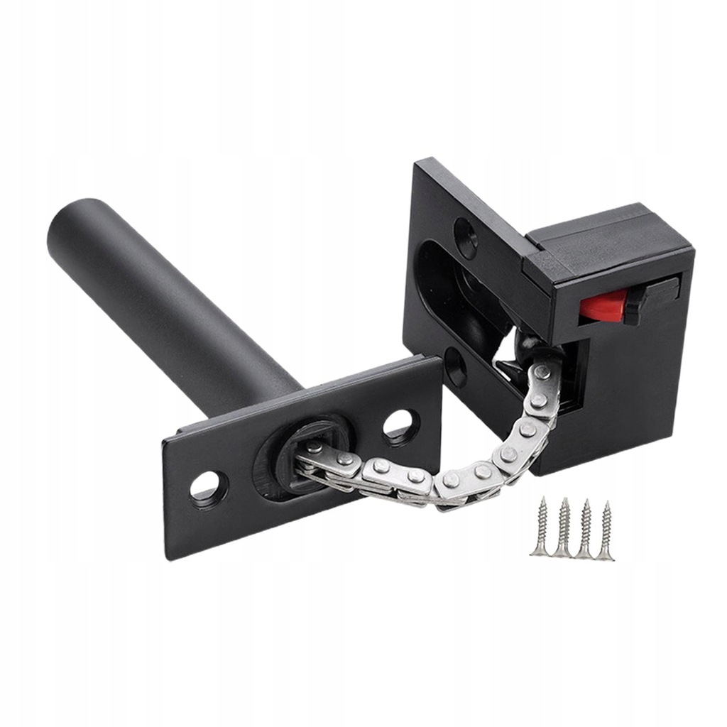 Łańcuch do zamka drzwi. Ukryty łańcuch do zabezpieczenia drzwi. Zamek