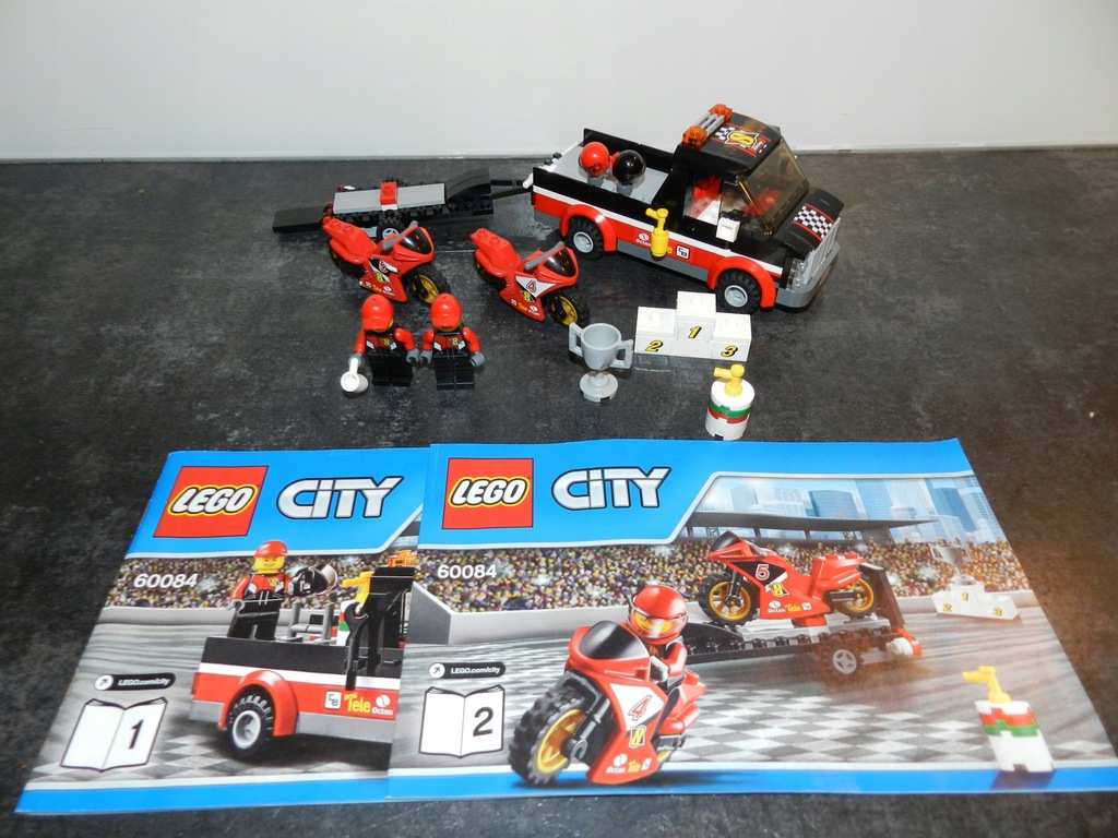 LEGO CITY 60084 Transporter motocykli *motory*100% - 10216038149 ...
