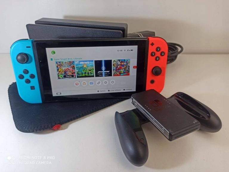 NINTENDO SWITCH STACJA DOK OKABLOWANIE