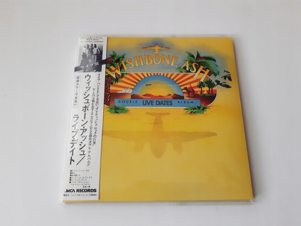 WISHBONE ASH - LIVE DATES 2 x SHM-CD Japan mini LP z OBI Wyd. 2010 r.