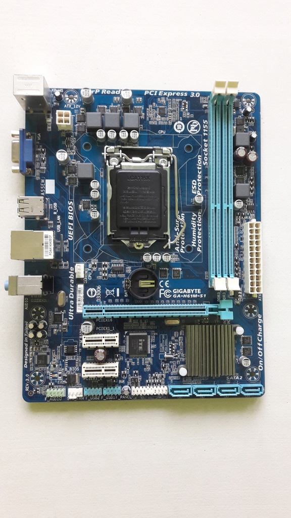 Gigabyte GAH61MS1 rev.3.0 DDR3 LGA1155 11642750462 oficjalne