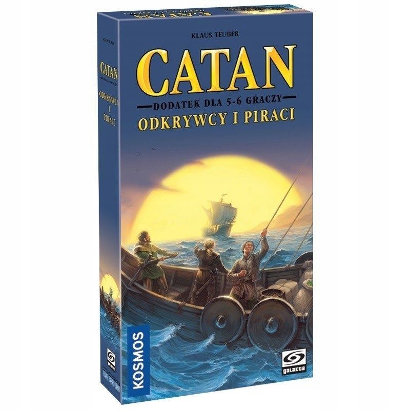 CATAN GRA ODKRYWCY I PIRACI - dodatek dla 5/6