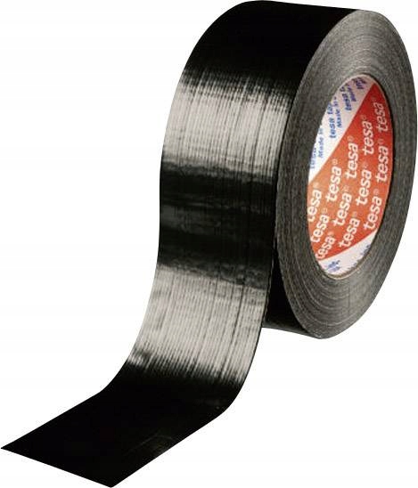 Taśma tkaninowa TESA duct tape CZARNA 48mm 50m