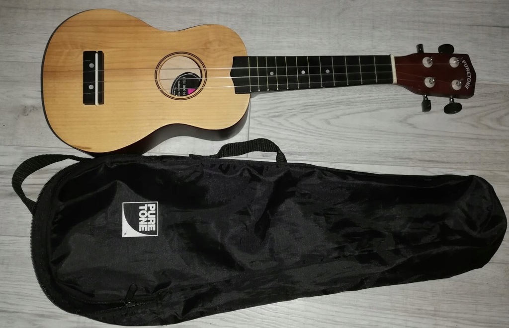 UKULELE SOPRANOWE OKAZJA PURE TONE ETUI