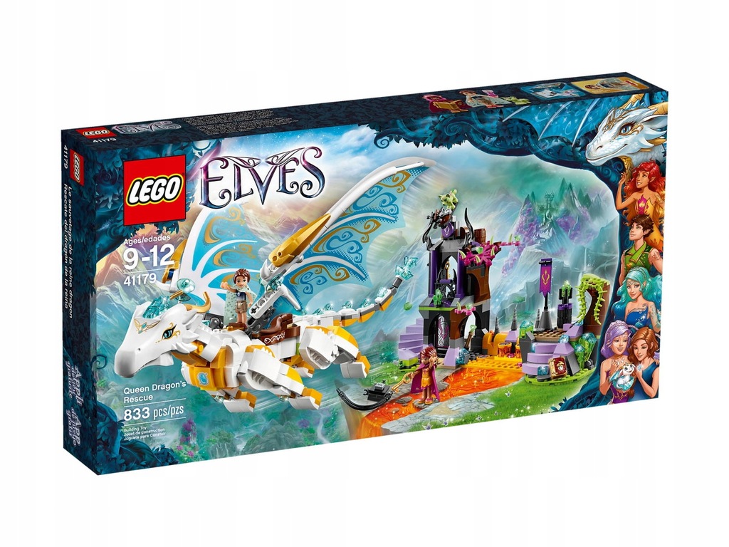 NOWE LEGO Elves Na ratunek królowej smoków 41179