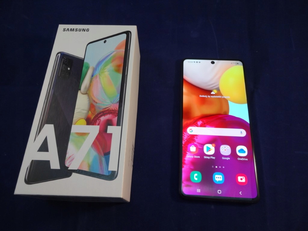 Samsung Galaxy A71 SM-A715F/DS 6/128gb z Pudełkiem