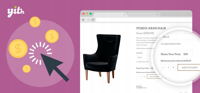 Wtyczka YITH WooCommerce Name Your Price Premium