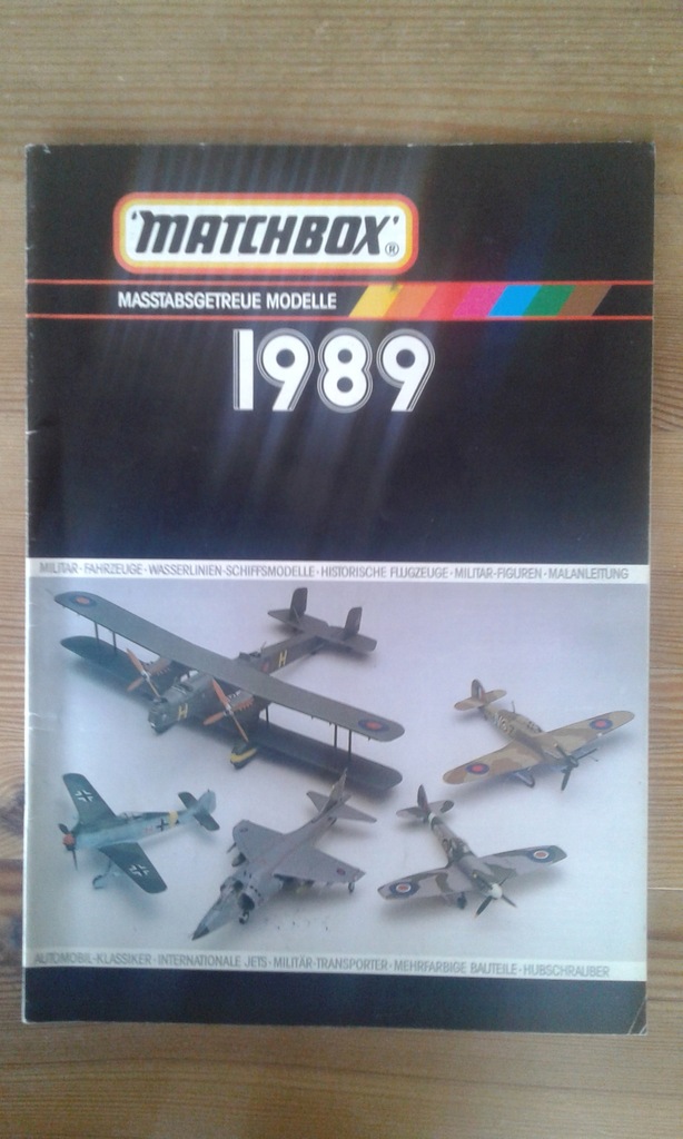 Matchbox 1989 katalog 32 stron BDB