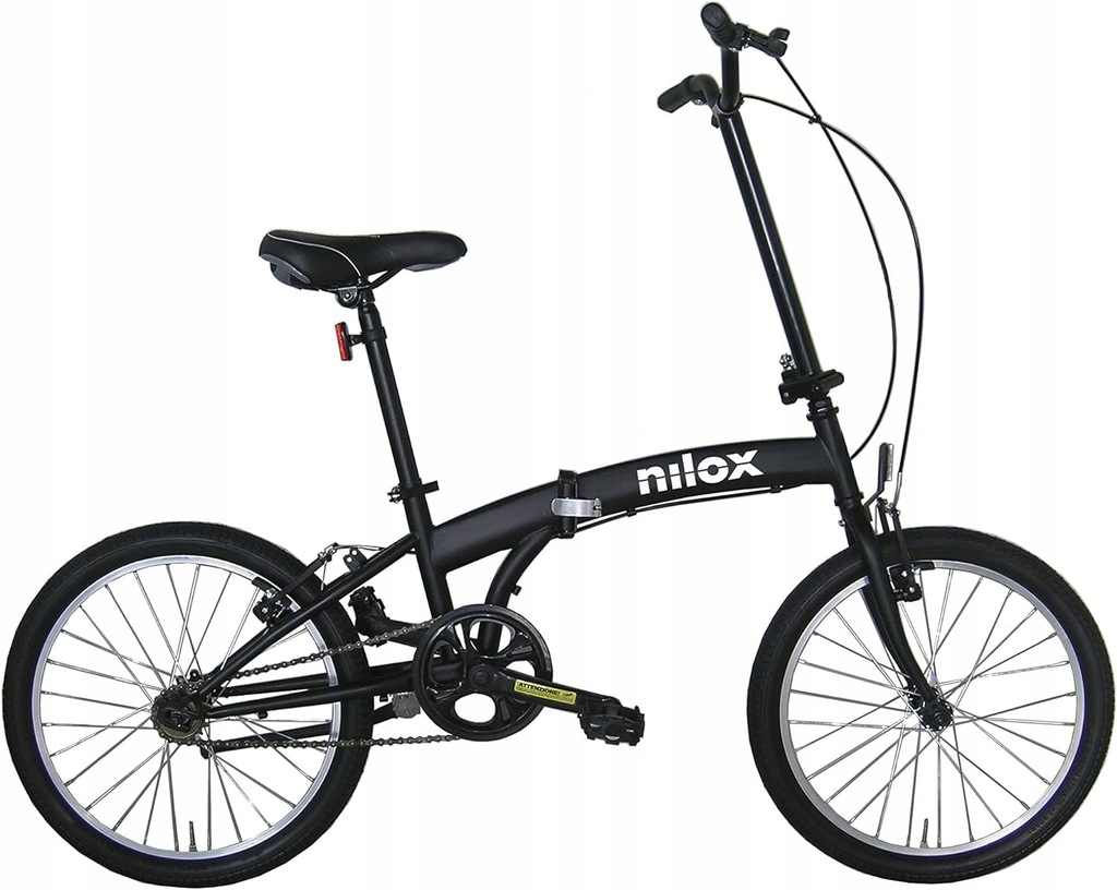 Rower składany, Nilox 20", waga 12kg, lekki, czarny