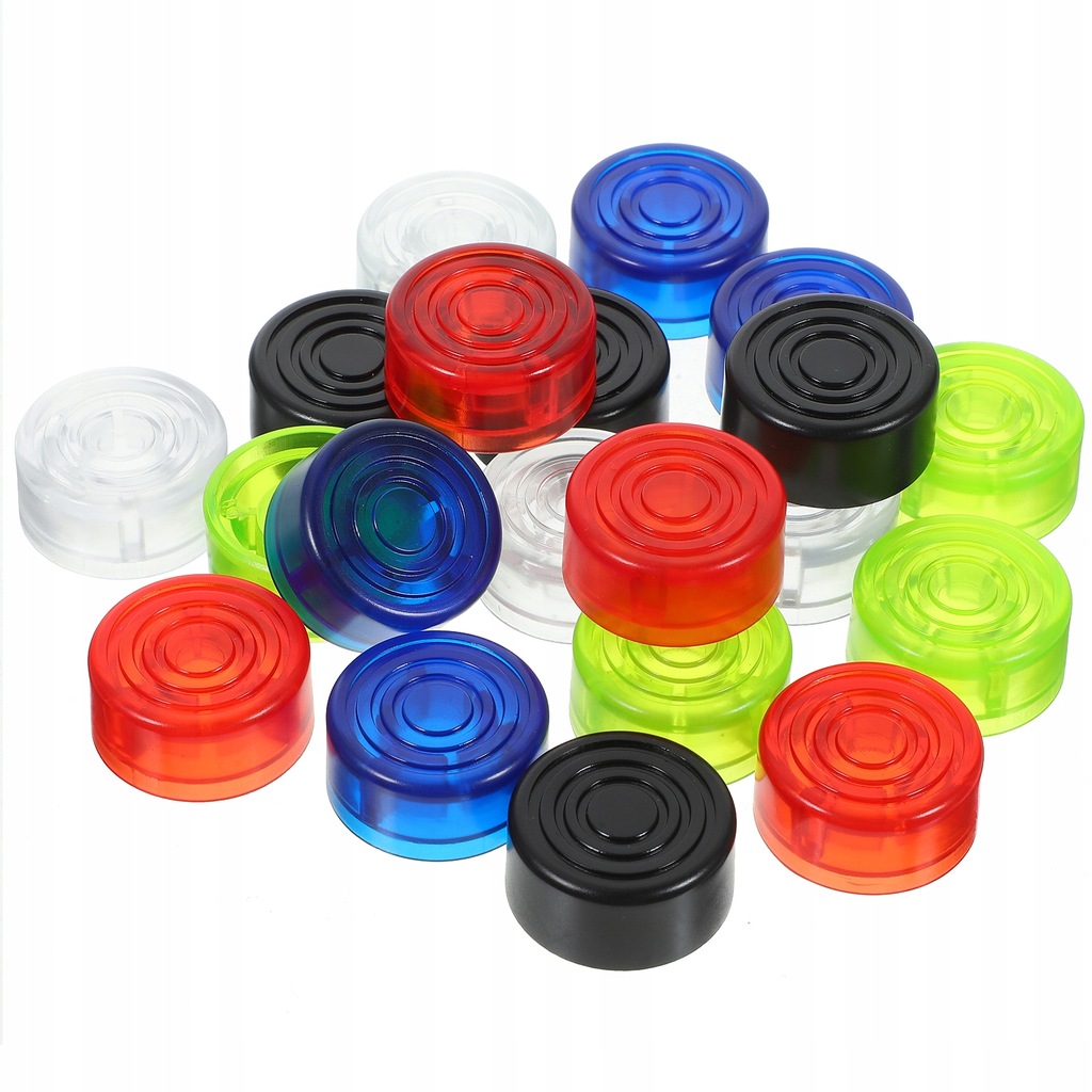 PRZYCISKI DO EFEKTÓW GITAROWYCH PLASTIKOWE WYTRZYMAŁE WIELOKOLOROWE