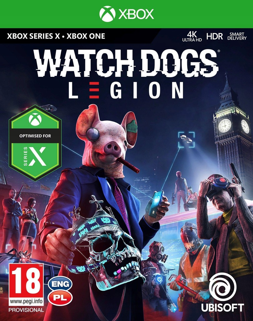 Watch Dogs Legion Gra na Xbox One (Kompatybilna z Xbox Series X)