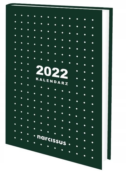 KALENDARZ 2022 A6 TYGODNIOWY ZIELONY NARCISSUS