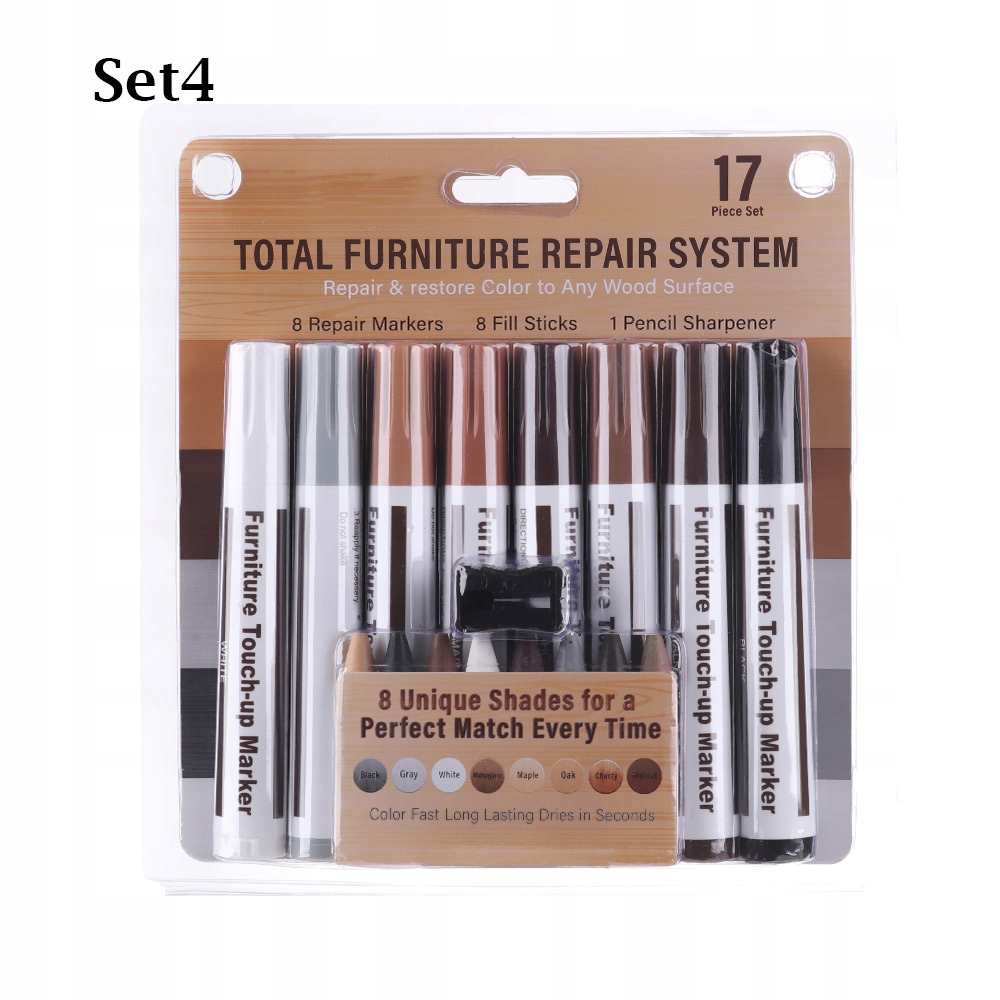 Styl zestawu 4 Szt Zestaw do naprawy mebli Łatka M