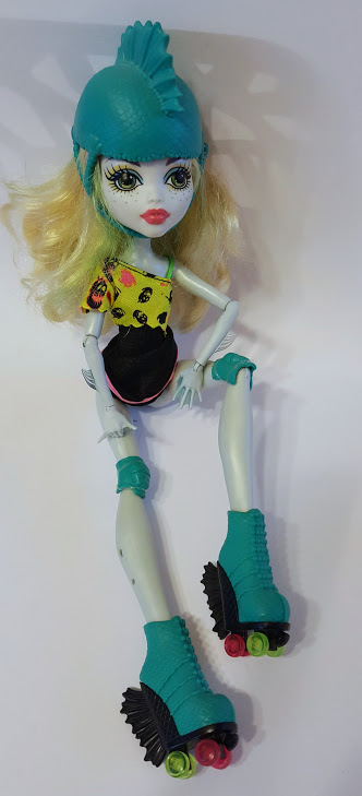 Lalka Monster High Lagoona Blue Na Wrotkach 7105460017 Oficjalne Archiwum Allegro