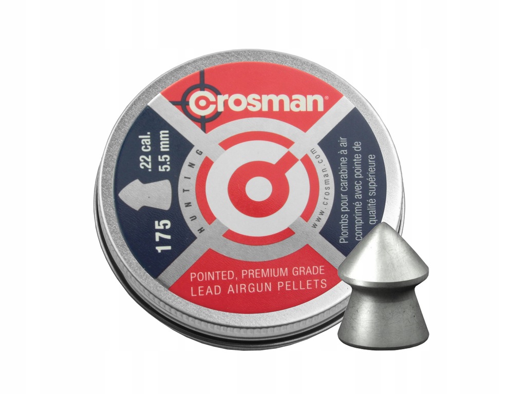 Śrut diabolo Crosman Pointed 5,5 mm 175 szt.