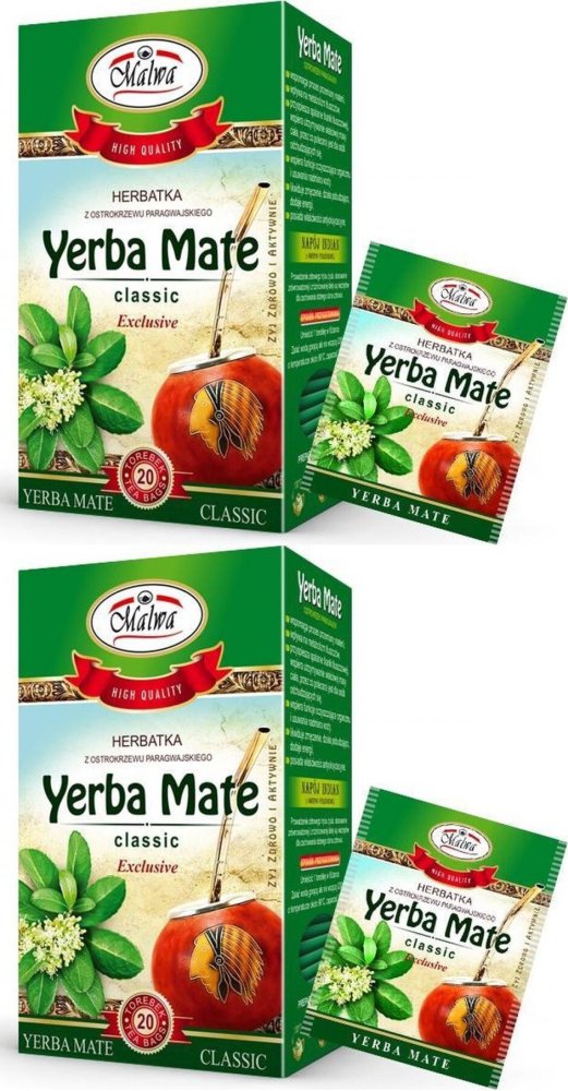 MALWA HERBATA YERBA MATE CLASSIC 40TB