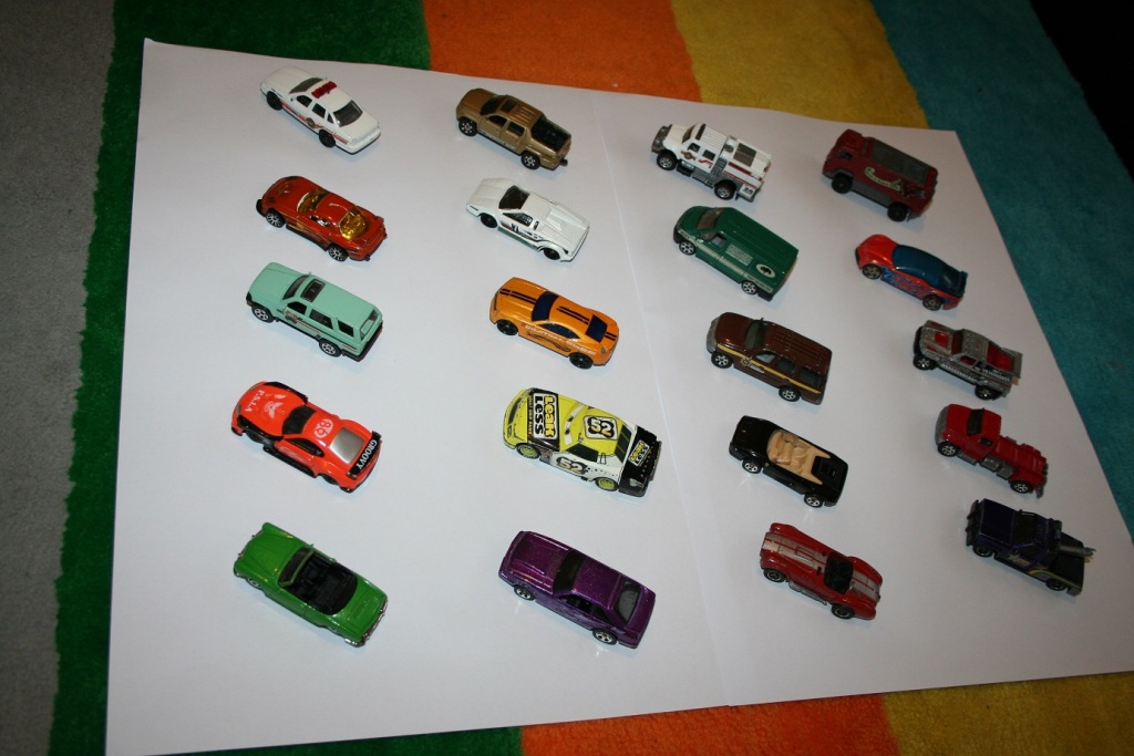 Autko Zestaw 20 sztuk resoraki Hot wheels Matchbox