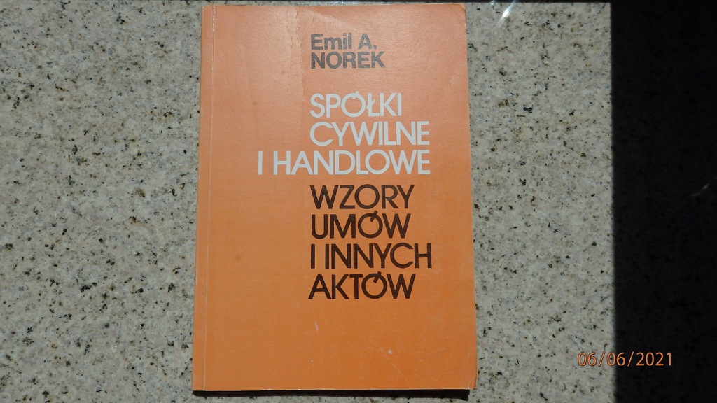 Książka Spółki cywilne i handlowe E. Norek