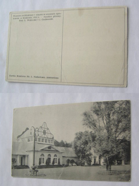 KRAKÓW 1912 WYSTAWA ARCHITEKTURY i WNĘTRZ - PAWILON GŁÓWNY
