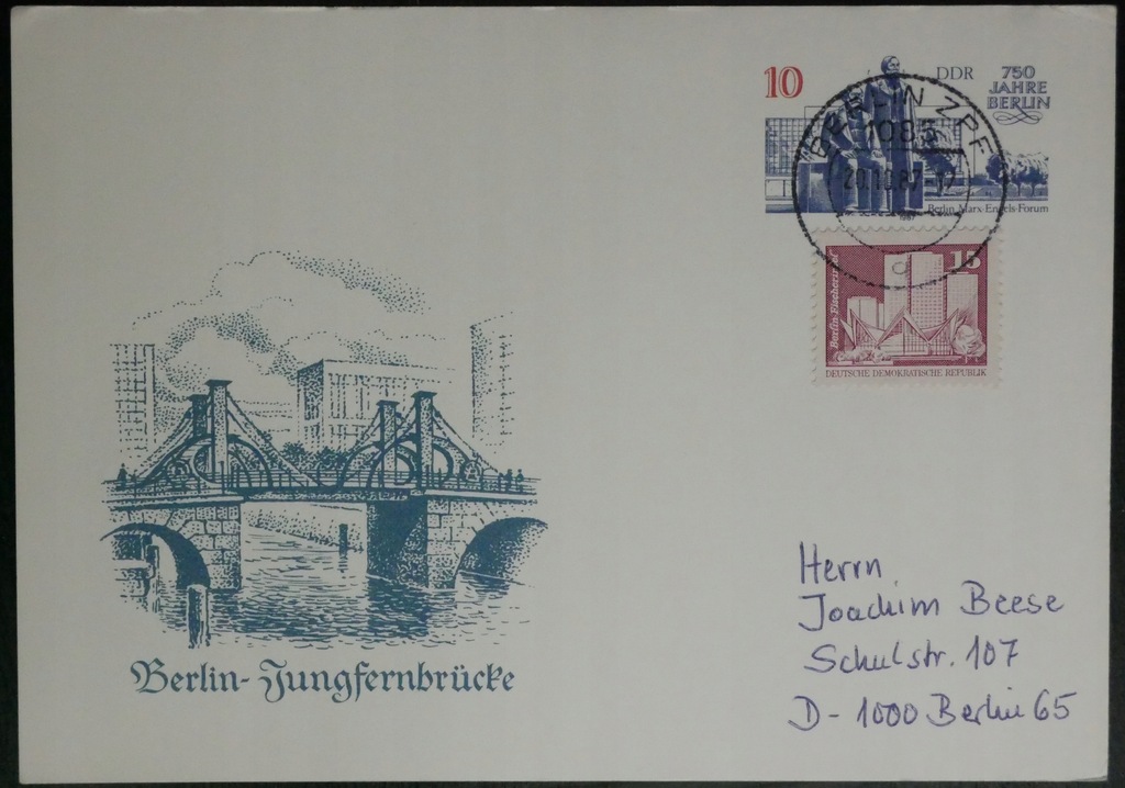 Niemcy Berlin 4 kartki pocztowe 1979 r.[47
