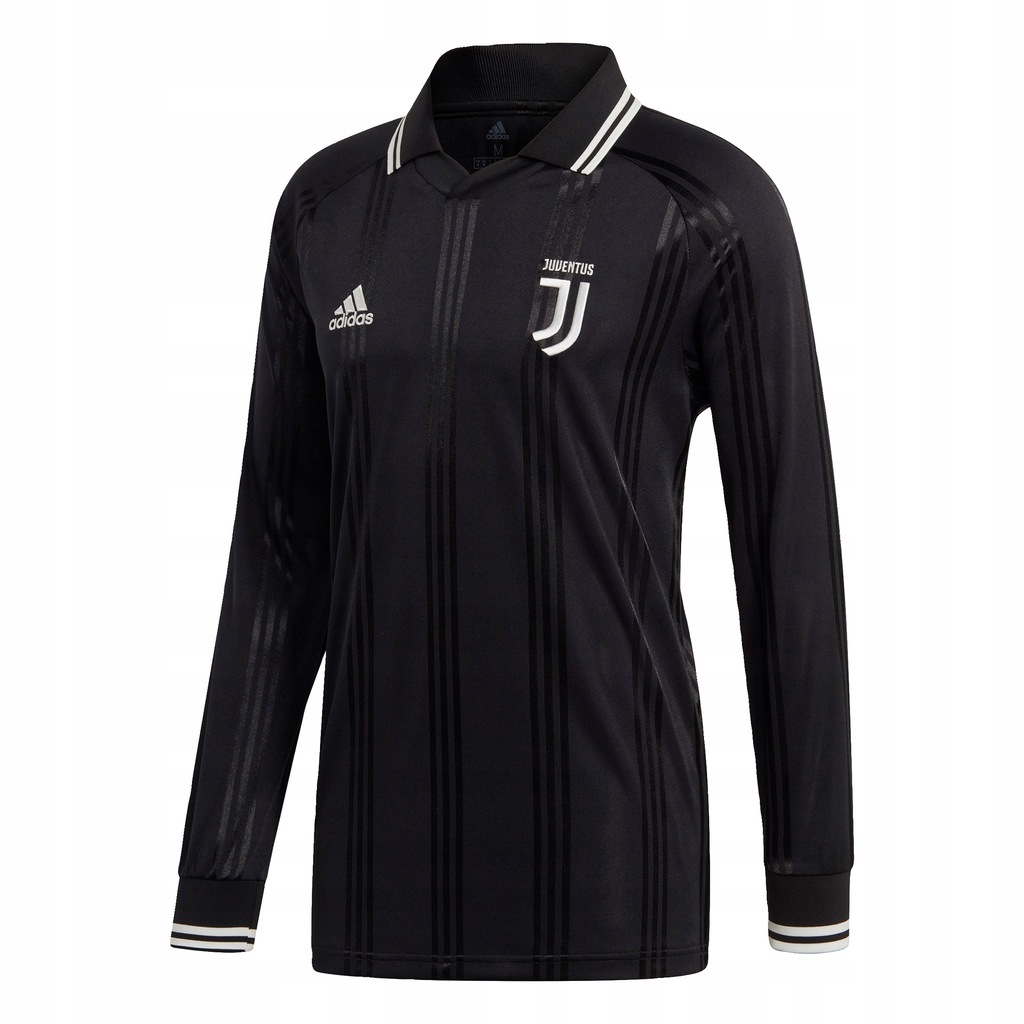 Bluzka męska adidas Juventus Icon Czerń XL