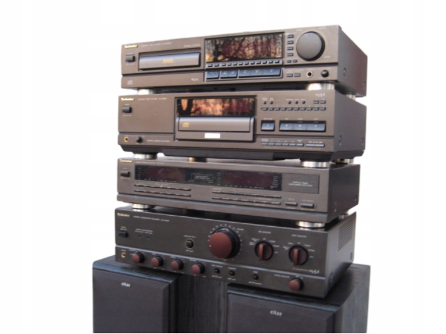 Wieża Technics SU-VX500 i SL-PG520A Wzmacniacz CD a1