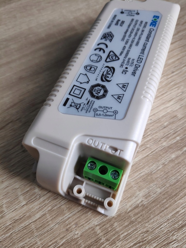 Zasilacz 40W 27-42V do paneli LED BK-PLL040-0950 - 8169437479