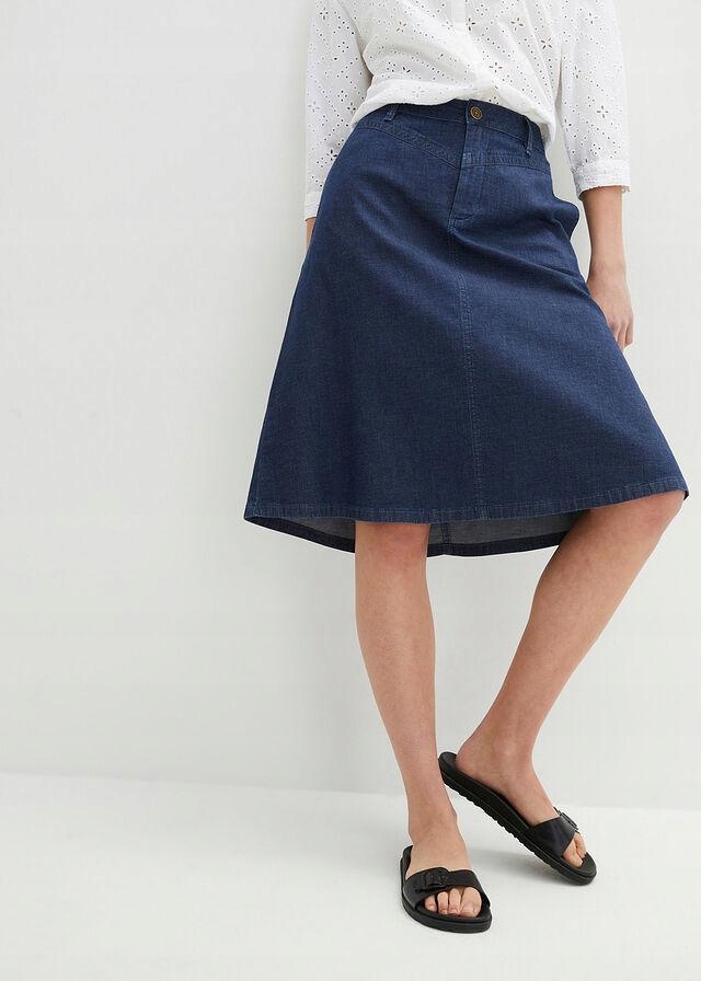 SPÓDNICA DŻINSOWA NIEBIESKA 1M1D18 Bonprix 50