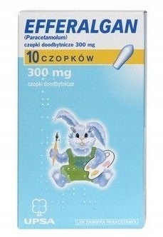 Efferalgan, 300 mg, 10 czopków