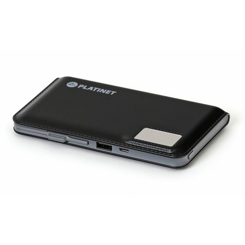 POWER BANK 12000 MAH CZARNY USB + LCD MICROUSB