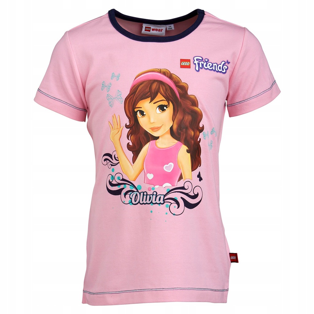 T-Shirt LEGO Friends TASJA 309 różowy r.116