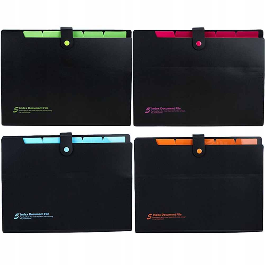 4pcs Letter File Folder Holder for School Office