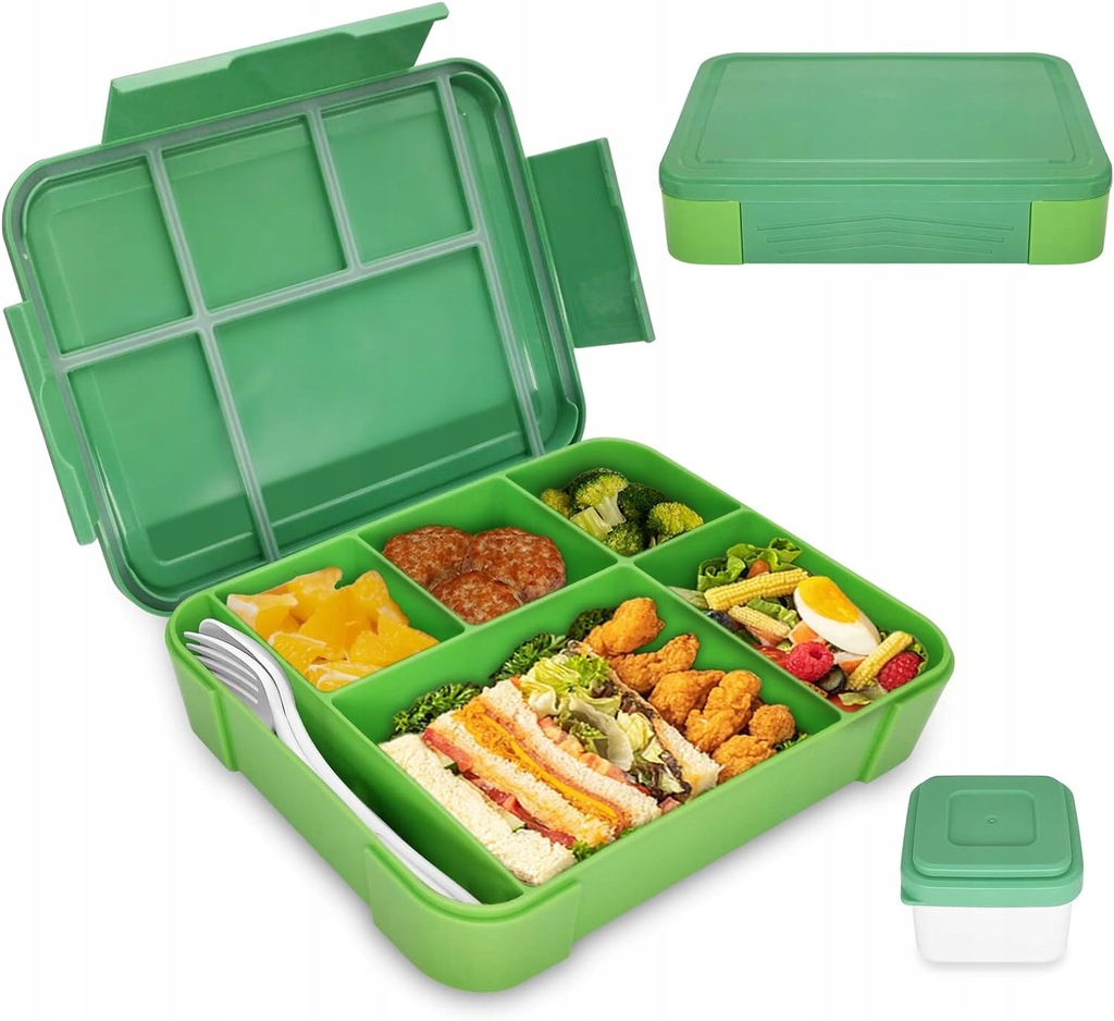 PUDEŁKO LUNCHBOX Z PRZEGRÓDKAMI, 1300 ML