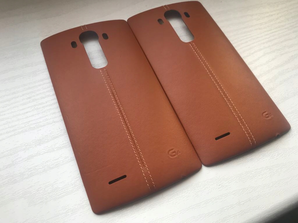 Klapka pokrywa baterii LG G4 brązowa skóra