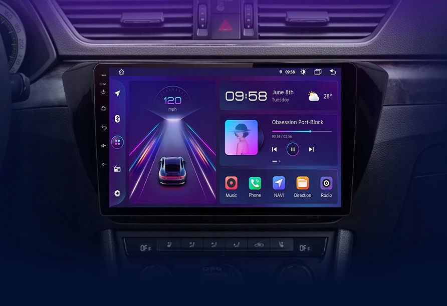 Radio nawigacja ANDROID Skoda Superb 3 ANDROID