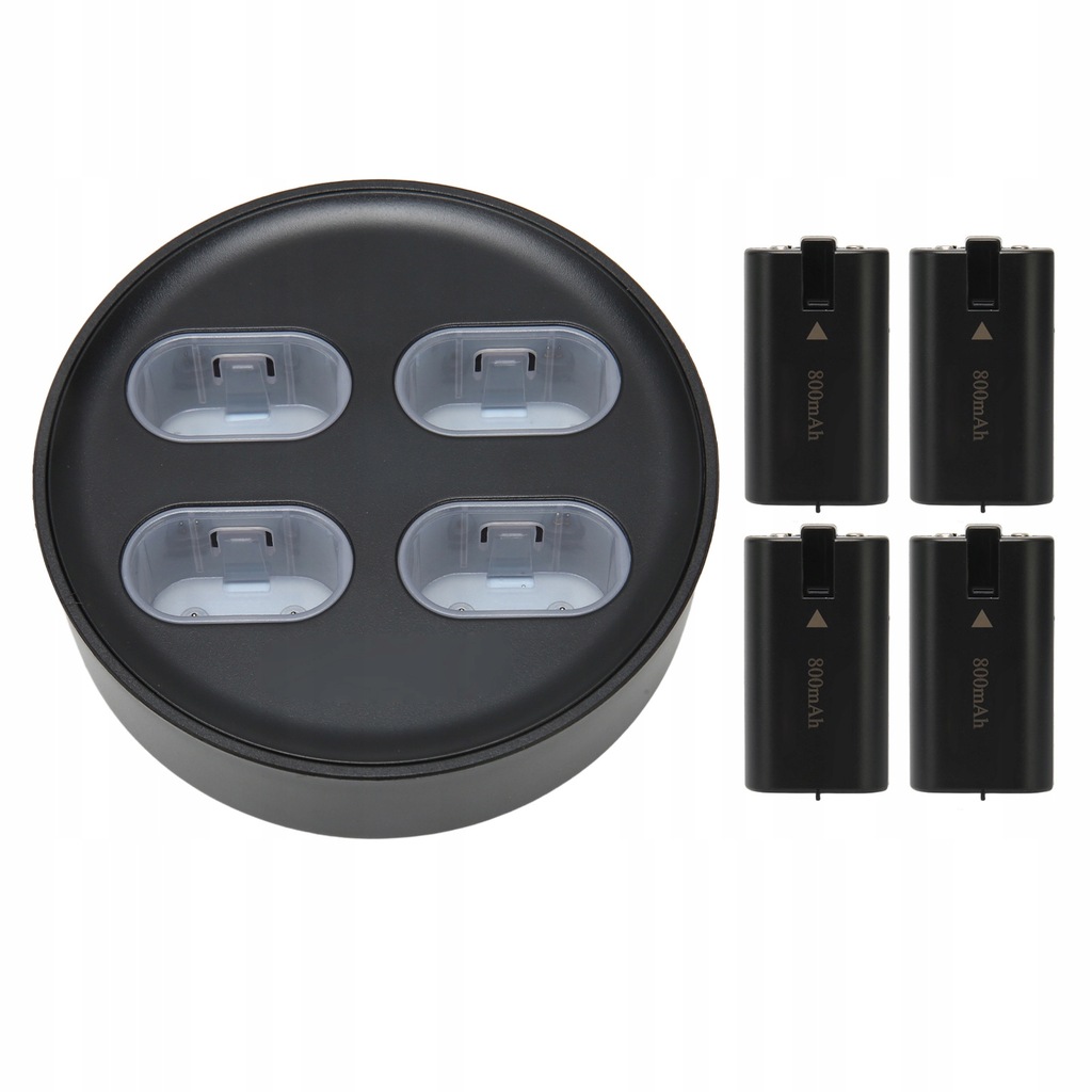ŁADOWARKA AKUMULATORY 4X800MAH BATERII DO KONTROLERA XBOX ONE