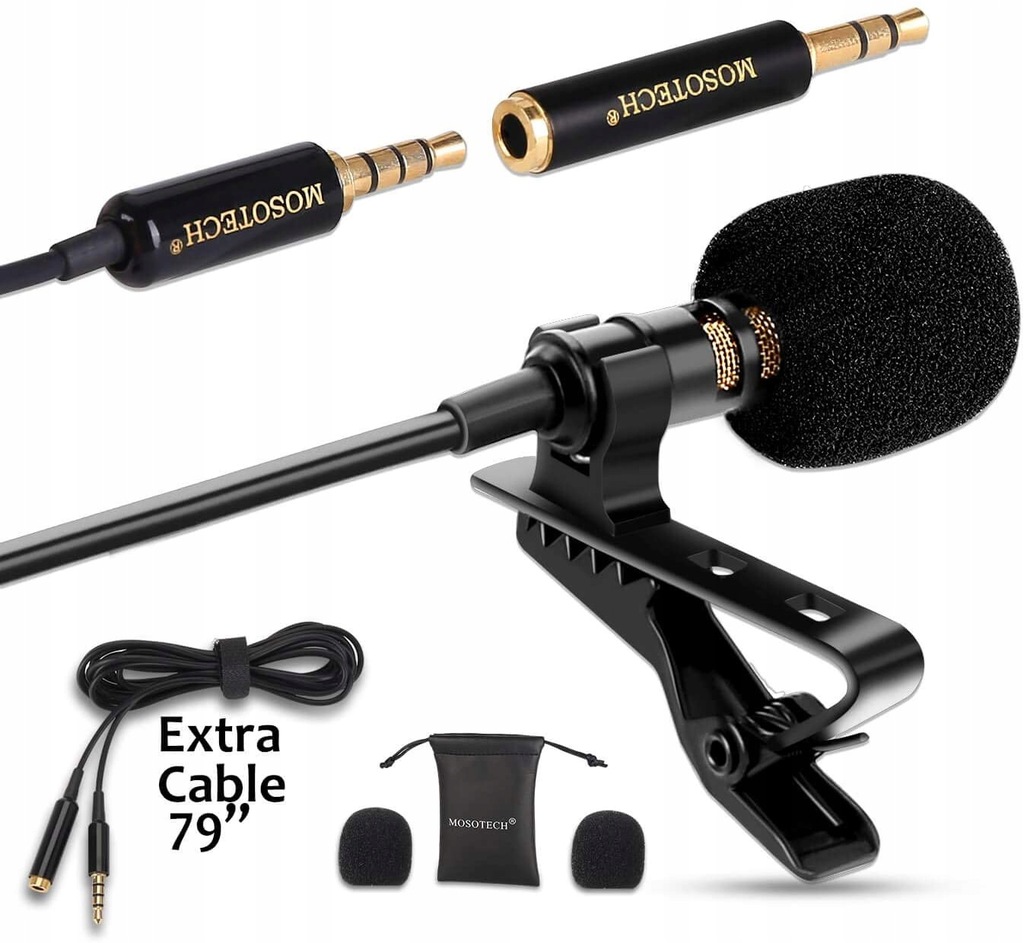 MIKROFON KRAWATOWY YOUTUBE SMARTPHONE 360