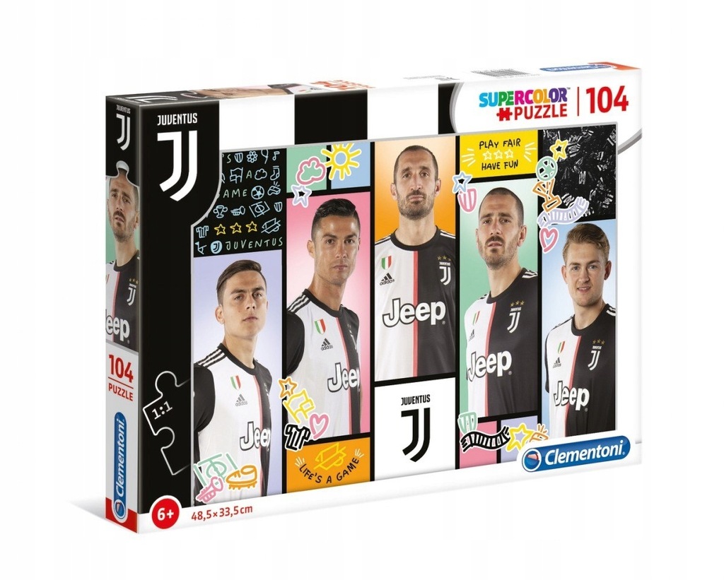 Clementoni Puzzle 104 elementów Juventus