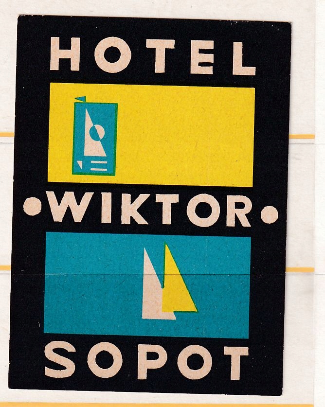 Sopot - naklejka hotelowa /BB/