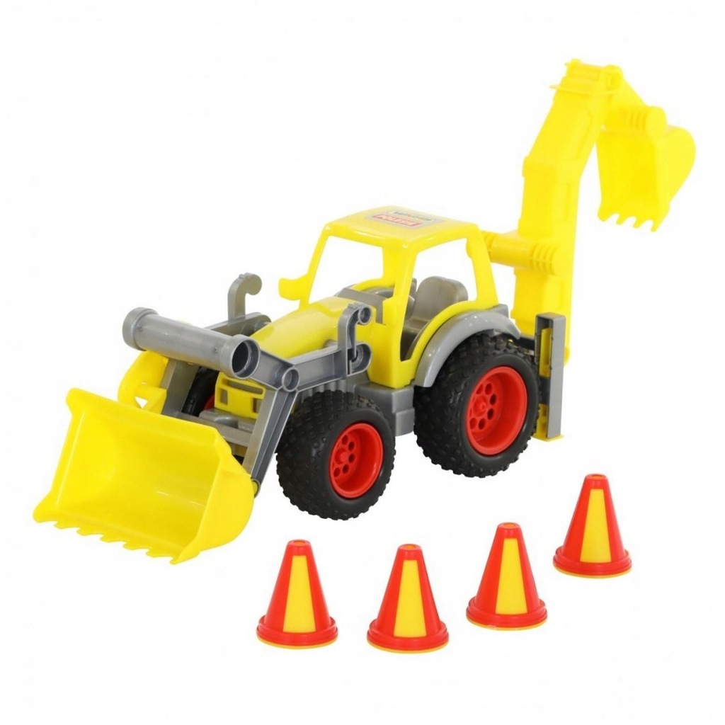 WADER 0377 Traktor-ładowarka z łyżką ConsTruck