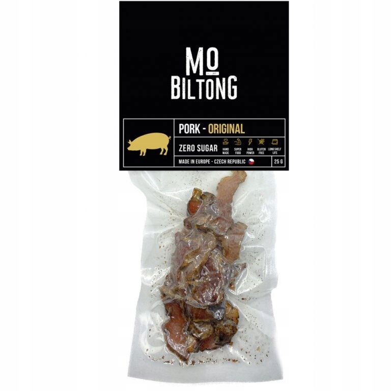 Suszona wieprzowina MO Jerky Pork Original Biltong 25 g